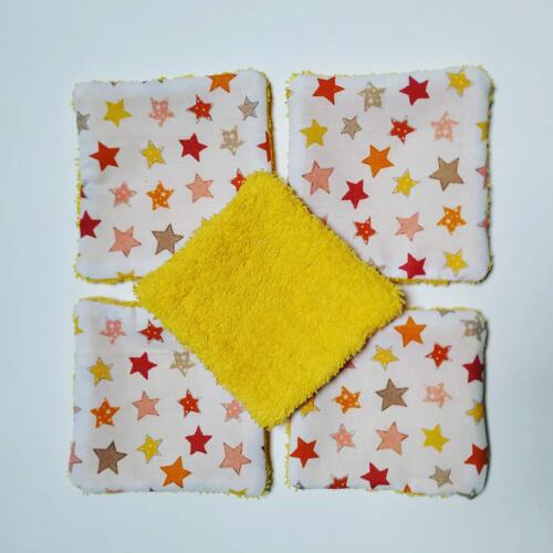 Set 5 discos estrellas amarillas